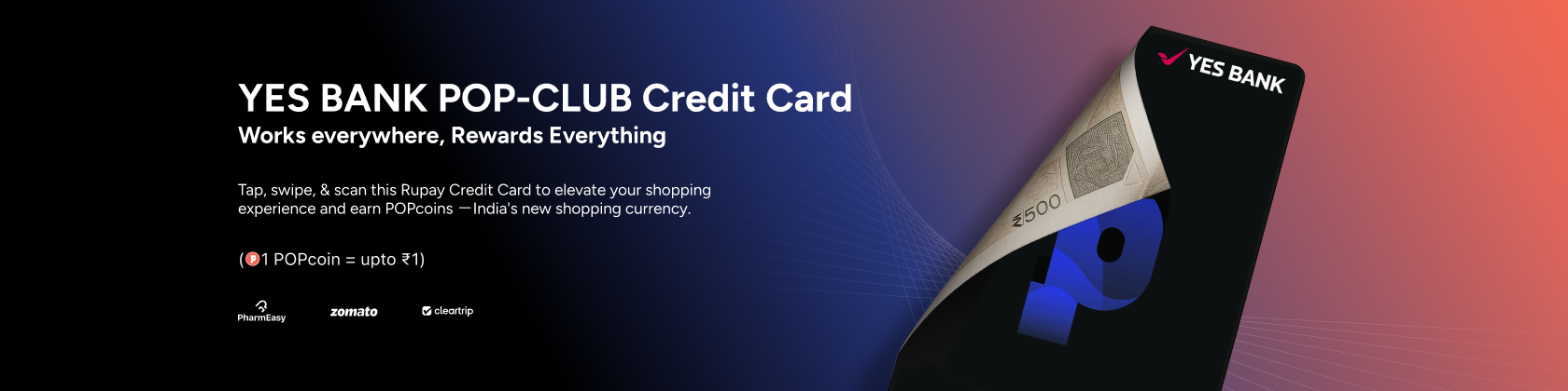 Yes Bank Pop Club Credit Card